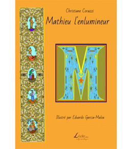 Couverture Mathieu l’enlumineur illustré